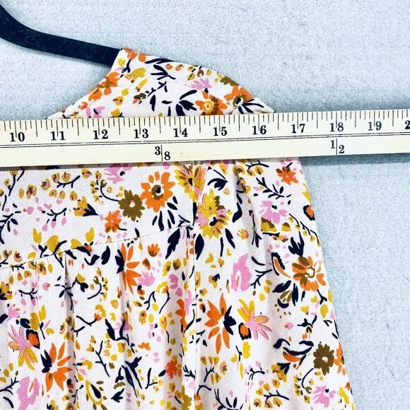 Petal Pup Cottagecore Dress Womens M Multicolor Micro Floral Tired Ruffle Maxi - Picture 11 of 16